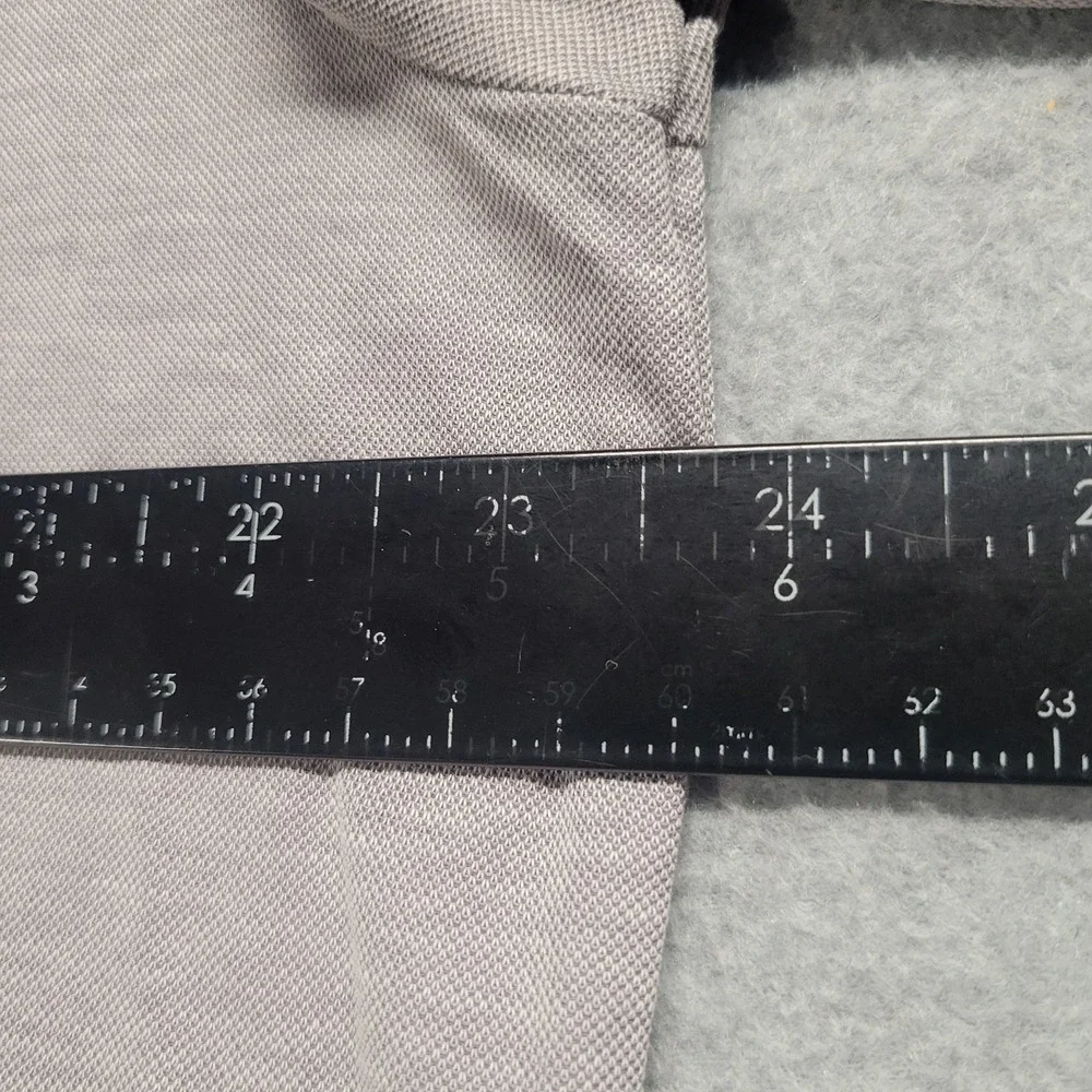Travis Matthew Mens XL Grey Pima Cotton Blend Short Sleeve Golf Polo Shirt - Picture 4 of 10